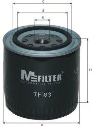 MFILTER TF 63 Масляный фильтр для SEAT (Сеат) MFILTER TF 63 Масляный фильтр для SEAT (Сеат)