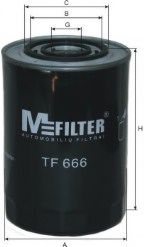 MFILTER TF 666 Масляный фильтр для OPEL MOVANO (Опель Моvано) MFILTER TF 666 Масляный фильтр для OPEL MOVANO (Опель Моvано)