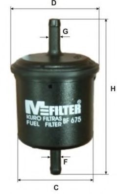 MFILTER BF 675 Топливный фильтр для NISSAN (Ниссан) MFILTER BF 675 Топливный фильтр для NISSAN (Ниссан)