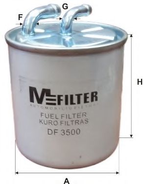 MFILTER DF 3500 Топливный фильтр для CHRYSLER 300 C (Крайслер 300 с) MFILTER DF 3500 Топливный фильтр для CHRYSLER 300 C (Крайслер 300 с)