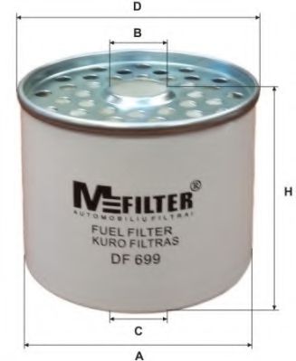 MFILTER DF 699 Топливный фильтр для RENAULT (Рено) MFILTER DF 699 Топливный фильтр для RENAULT (Рено)