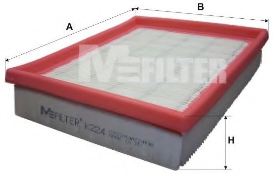MFILTER K 224 Воздушный фильтр для PEUGEOT (Пежо) MFILTER K 224 Воздушный фильтр для PEUGEOT (Пежо)