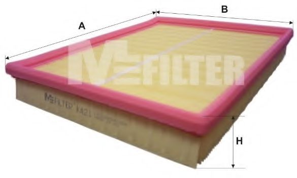 MFILTER K 421 Воздушный фильтр для OPEL (Опель) MFILTER K 421 Воздушный фильтр для OPEL (Опель)