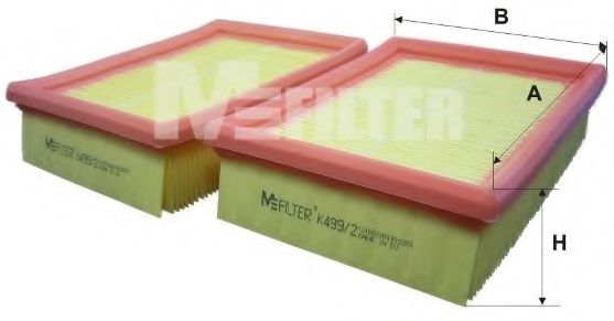 MFILTER K 499-2 Воздушный фильтр для VOLKSWAGEN LUPO (Фольксваген Лупо) MFILTER K 499-2 Воздушный фильтр для VOLKSWAGEN LUPO (Фольксваген Лупо)