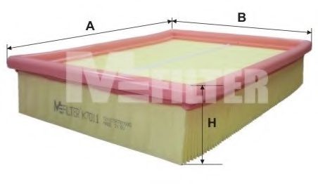MFILTER K 7011 Воздушный фильтр для FIAT (Фиат) MFILTER K 7011 Воздушный фильтр для FIAT (Фиат)