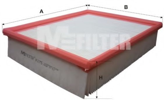 MFILTER K 175 Воздушный фильтр для BMW 7 (Бмв 7) MFILTER K 175 Воздушный фильтр для BMW 7 (Бмв 7)