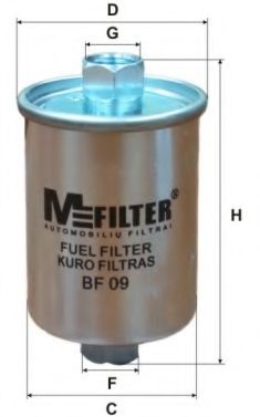MFILTER BF 09 Топливный фильтр для PONTIAC FIREBIRD (Понтиак Фирэбирд) MFILTER BF 09 Топливный фильтр для PONTIAC FIREBIRD (Понтиак Фирэбирд)