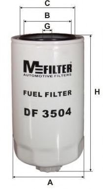 MFILTER DF 3504 Топливный фильтр для IVECO EUROTECH MH (Ивеко Эуротэч мх) MFILTER DF 3504 Топливный фильтр для IVECO EUROTECH MH (Ивеко Эуротэч мх)