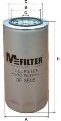 MFILTER DF 3505 Топливный фильтр для DAF SB (Даф Сб) MFILTER DF 3505 Топливный фильтр для DAF SB (Даф Сб)