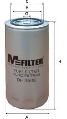 MFILTER DF 3506 Топливный фильтр для VOLVO NH 12 (Вольво Нх 12) MFILTER DF 3506 Топливный фильтр для VOLVO NH 12 (Вольво Нх 12)
