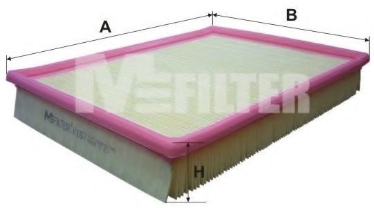 MFILTER K 167 Воздушный фильтр для VOLVO (Вольво) MFILTER K 167 Воздушный фильтр для VOLVO (Вольво)