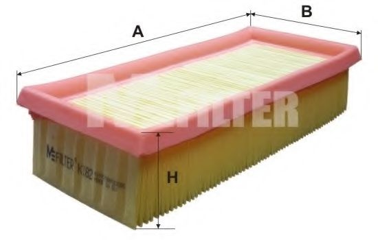 MFILTER K 182 Воздушный фильтр для VOLKSWAGEN JETTA I (Фольксваген Жэтта и) MFILTER K 182 Воздушный фильтр для VOLKSWAGEN JETTA I (Фольксваген Жэтта и)