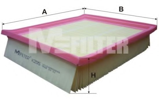 MFILTER K 205 Воздушный фильтр для VOLKSWAGEN GOLF III (Фольксваген Гольф 3) MFILTER K 205 Воздушный фильтр для VOLKSWAGEN GOLF III (Фольксваген Гольф 3)