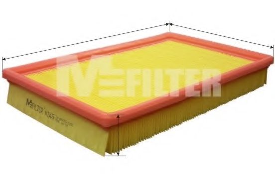 MFILTER K 245 Воздушный фильтр для OPEL (Опель) MFILTER K 245 Воздушный фильтр для OPEL (Опель)