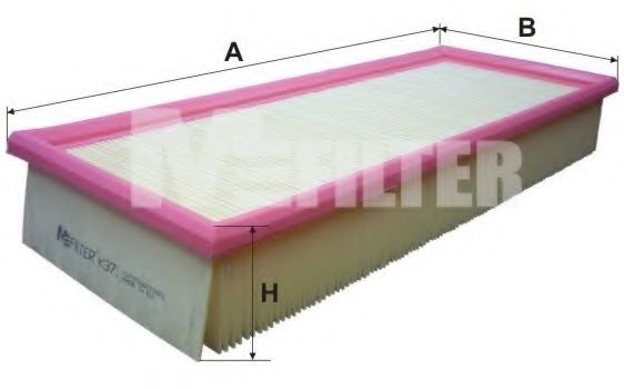 MFILTER K 371 Воздушный фильтр для FORD MONDEO (Форд Мондэо)