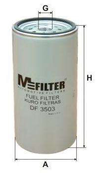 MFILTER DF 3503 Топливный фильтр для MERCEDES-BENZ INTEGRO (Мэрcэдэс-бэнз Интэгро) MFILTER DF 3503 Топливный фильтр для MERCEDES-BENZ INTEGRO (Мэрcэдэс-бэнз Интэгро)