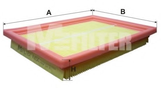 MFILTER K 450 Воздушный фильтр для NISSAN PRIMERA (Ниссан Примера) MFILTER K 450 Воздушный фильтр для NISSAN PRIMERA (Ниссан Примера)