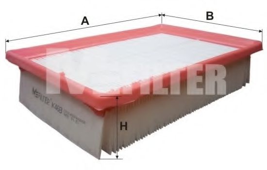 MFILTER K 468 Воздушный фильтр для FIAT (Фиат) MFILTER K 468 Воздушный фильтр для FIAT (Фиат)