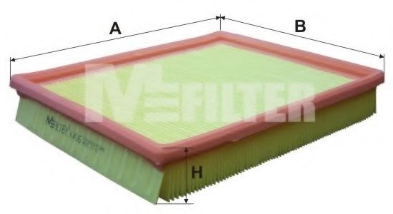 MFILTER K 416 Воздушный фильтр для DAEWOO (Дэу) MFILTER K 416 Воздушный фильтр для DAEWOO (Дэу)