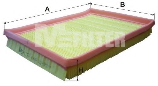 MFILTER K 457 Воздушный фильтр для FIAT (Фиат) MFILTER K 457 Воздушный фильтр для FIAT (Фиат)