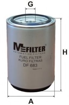 MFILTER DF 683 Топливный фильтр для SCANIA (Сканиа) MFILTER DF 683 Топливный фильтр для SCANIA (Сканиа)