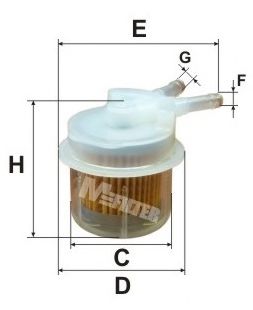 MFILTER BF 03 Топливный фильтр для TOYOTA TERCEL (Тойота/тоета Тэрcэл) MFILTER BF 03 Топливный фильтр для TOYOTA TERCEL (Тойота/тоета Тэрcэл)