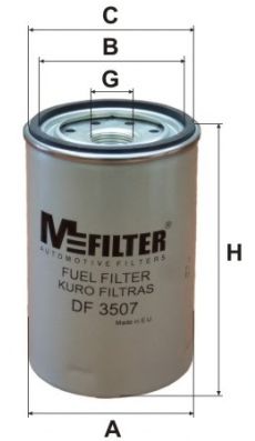 MFILTER DF 3507 Топливный фильтр для VOLVO 7700 (Вольво 7700) MFILTER DF 3507 Топливный фильтр для VOLVO 7700 (Вольво 7700)