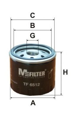 MFILTER TF 6512 Масляный фильтр для DACIA SANDERO (Дача Сандэро) MFILTER TF 6512 Масляный фильтр для DACIA SANDERO (Дача Сандэро)