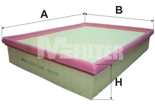 MFILTER K 7030 Воздушный фильтр для SSANGYONG KORANDO SPORTS II (Сан-янг/санянг Корандо спорц 2)