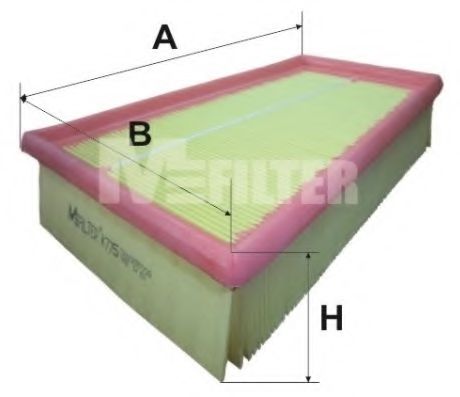 MFILTER K 775 Воздушный фильтр для RENAULT (Рено) MFILTER K 775 Воздушный фильтр для RENAULT (Рено)