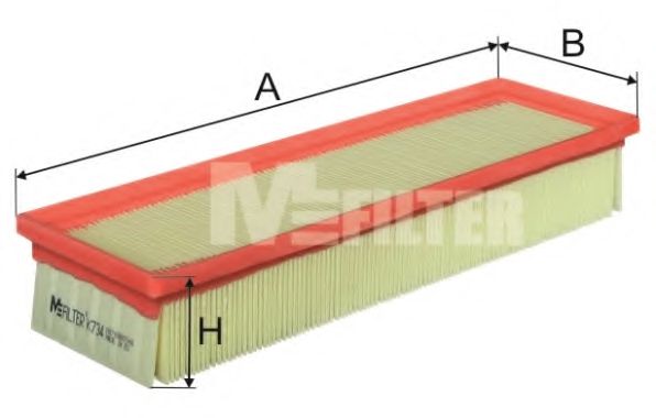 MFILTER K 734 Воздушный фильтр для CITROËN C3 II (CитроËн С3 2) MFILTER K 734 Воздушный фильтр для CITROËN C3 II (CитроËн С3 2)