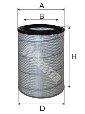 MFILTER A 816 Воздушный фильтр для VOLVO (Вольво) MFILTER A 816 Воздушный фильтр для VOLVO (Вольво)