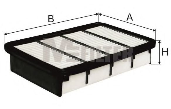 MFILTER K 7060 Воздушный фильтр для MITSUBISHI (Митсубиши/митсубиси) MFILTER K 7060 Воздушный фильтр для MITSUBISHI (Митсубиши/митсубиси)