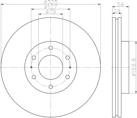 HELLA PAGID 8DD 355 117-021 Тормозной диск для ISUZU ASCENDER (Исузу Асcэндэр) HELLA PAGID 8DD 355 117-021 Тормозной диск для ISUZU ASCENDER (Исузу Асcэндэр)