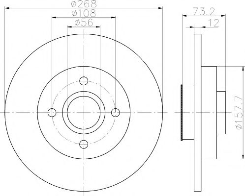 HELLA PAGID 8DD 355 114-741 Тормозной диск для TOYOTA (FAW) LAND CRUISER 200 (Тойота/тоета (фав) Ленд крузер 200) HELLA PAGID 8DD 355 114-741 Тормозной диск для TOYOTA (FAW) LAND CRUISER 200 (Тойота/тоета (фав) Ленд крузер 200)