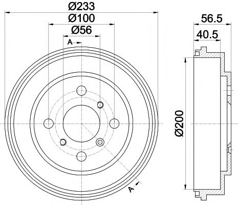 HELLA PAGID 8DT 355 301-011 Тормозной барабан для DAIHATSU APPLAUSE (Дайхатсу Апплаусэ) HELLA PAGID 8DT 355 301-011 Тормозной барабан для DAIHATSU APPLAUSE (Дайхатсу Апплаусэ)