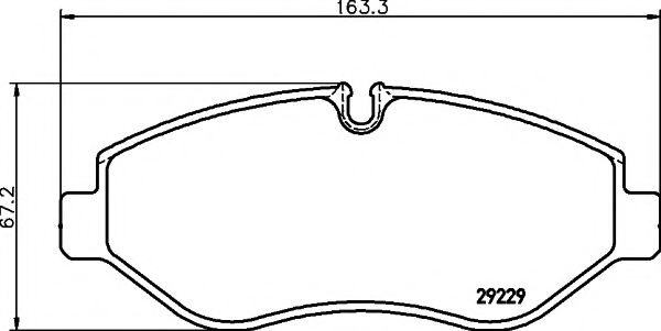 HELLA PAGID 8DB 355 005-511 Тормозные колодки для IVECO DAILY LINE (Ивеко Даилъ линэ) HELLA PAGID 8DB 355 005-511 Тормозные колодки для IVECO DAILY LINE (Ивеко Даилъ линэ)