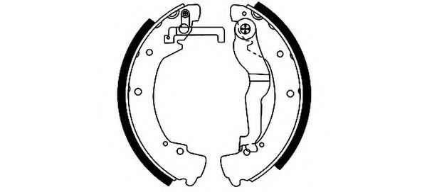 HELLA PAGID 8DB 355 001-281 Тормозные колодоки для VOLKSWAGEN COMBI (Фольксваген Cомби) HELLA PAGID 8DB 355 001-281 Тормозные колодоки для VOLKSWAGEN COMBI (Фольксваген Cомби)