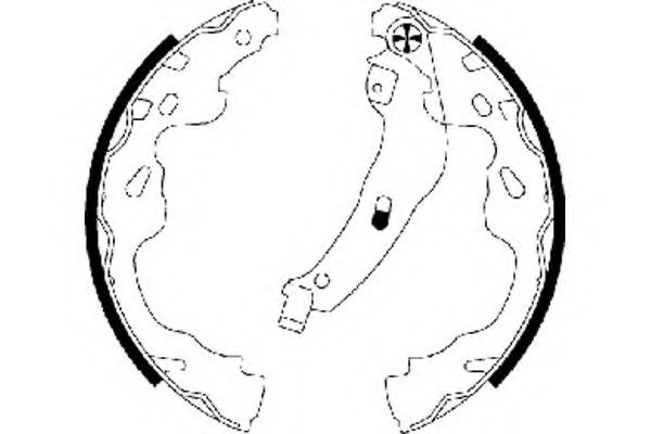 HELLA PAGID 8DB 355 002-891 Тормозные колодоки для OPEL AGILA (Опель Агила) HELLA PAGID 8DB 355 002-891 Тормозные колодоки для OPEL AGILA (Опель Агила)