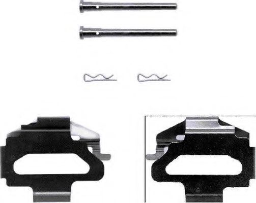 HELLA PAGID 8DZ 355 202-381 Комплектующие, колодки дискового тормоза для CITROËN SYNERGIE (CитроËн Сънэргиэ) HELLA PAGID 8DZ 355 202-381 Комплектующие, колодки дискового тормоза для CITROËN SYNERGIE (CитроËн Сънэргиэ)