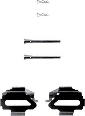 HELLA PAGID 8DZ 355 202-461 Комплектующие, колодки дискового тормоза для FORD MONDEO (Форд Мондэо) HELLA PAGID 8DZ 355 202-461 Комплектующие, колодки дискового тормоза для FORD MONDEO (Форд Мондэо)