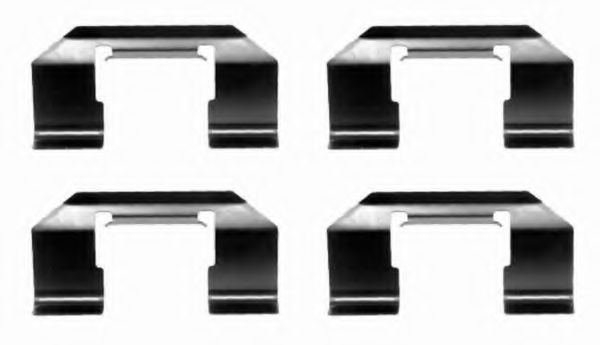 HELLA PAGID 8DZ 355 202-491 Комплектующие, колодки дискового тормоза для NISSAN PRIMERA (Ниссан Примера) HELLA PAGID 8DZ 355 202-491 Комплектующие, колодки дискового тормоза для NISSAN PRIMERA (Ниссан Примера)