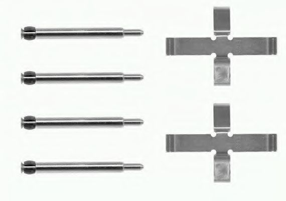 HELLA PAGID 8DZ 355 203-461 Комплектующие, колодки дискового тормоза для VOLVO C70 I (Вольво C70 и) HELLA PAGID 8DZ 355 203-461 Комплектующие, колодки дискового тормоза для VOLVO C70 I (Вольво C70 и)