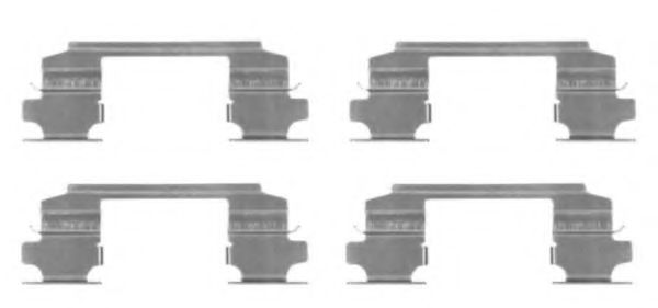 HELLA PAGID 8DZ 355 203-731 Комплектующие, колодки дискового тормоза для INFINITI QX (Инфинити Qx) HELLA PAGID 8DZ 355 203-731 Комплектующие, колодки дискового тормоза для INFINITI QX (Инфинити Qx)