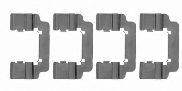 HELLA PAGID 8DZ 355 204-231 Комплектующие, колодки дискового тормоза для SAAB (Сааб) HELLA PAGID 8DZ 355 204-231 Комплектующие, колодки дискового тормоза для SAAB (Сааб)