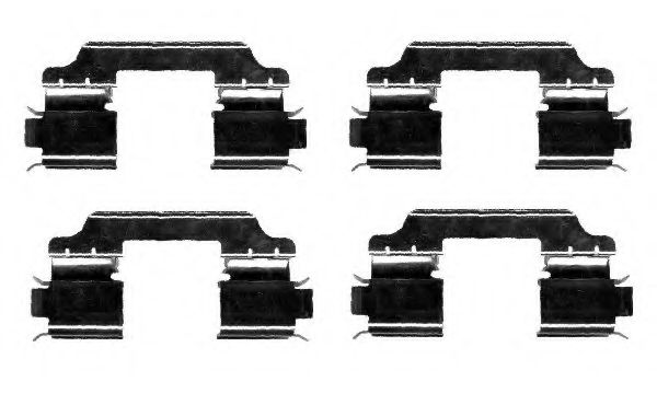 HELLA PAGID 8DZ 355 204-411 Комплектующие, колодки дискового тормоза для SUZUKI (Сузуки) HELLA PAGID 8DZ 355 204-411 Комплектующие, колодки дискового тормоза для SUZUKI (Сузуки)