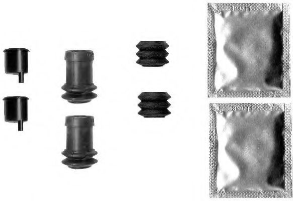 HELLA PAGID 8DZ 355 201-631 комплект принадлежностей, тормозной суппорт для MAZDA 323 F/P VI (Мазда 323 ф/п vи) HELLA PAGID 8DZ 355 201-631 комплект принадлежностей, тормозной суппорт для MAZDA 323 F/P VI (Мазда 323 ф/п vи)