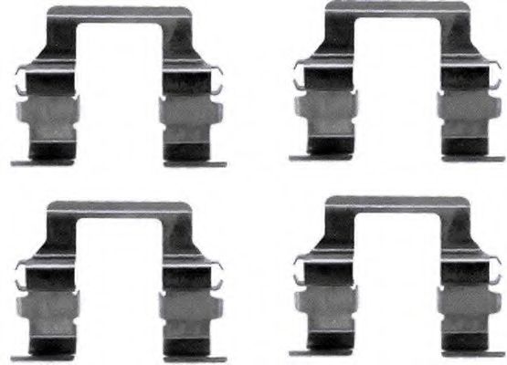 HELLA PAGID 8DZ 355 204-991 Комплектующие, колодки дискового тормоза для MITSUBISHI SIGMA (Митсубиши/митсубиси Сигма) HELLA PAGID 8DZ 355 204-991 Комплектующие, колодки дискового тормоза для MITSUBISHI SIGMA (Митсубиши/митсубиси Сигма)