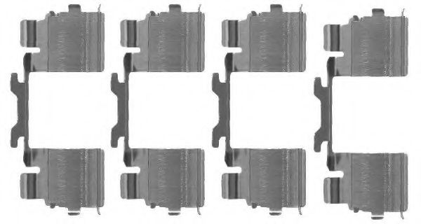 HELLA PAGID 8DZ 355 205-111 Комплектующие, колодки дискового тормоза для FIAT (Фиат) HELLA PAGID 8DZ 355 205-111 Комплектующие, колодки дискового тормоза для FIAT (Фиат)