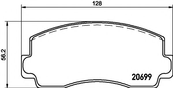 HELLA PAGID 8DB 355 007-241 Тормозные колодки для MITSUBISHI FORTE (Митсубиши/митсубиси Фортэ) HELLA PAGID 8DB 355 007-241 Тормозные колодки для MITSUBISHI FORTE (Митсубиши/митсубиси Фортэ)
